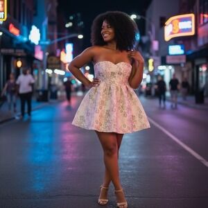 francesca's pink floral dress For Love & Lemons Francesca Mini La Fiorentina Spring/Summer Dress Fabrication This is the Francesca Midi